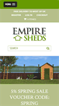 Mobile Screenshot of empiresheds.co.uk